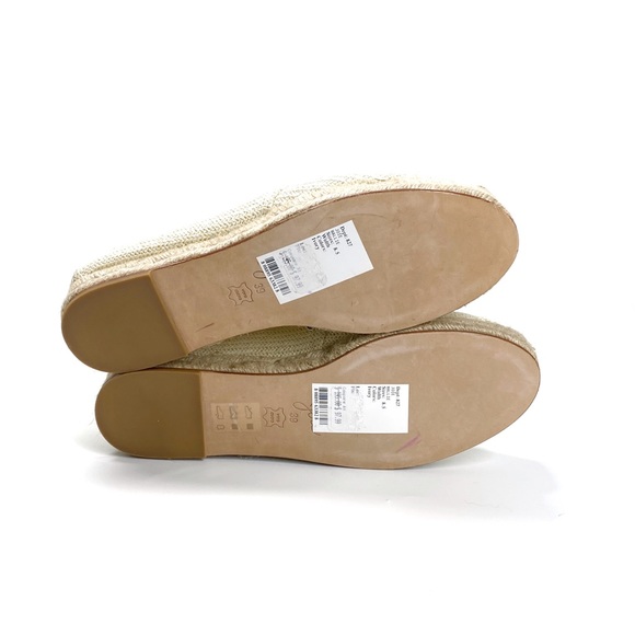 Joie Wallie Espadrille Raffia Platform Lace-Up Sneakers Size EU 39 Ivory - Picture 8 of 13